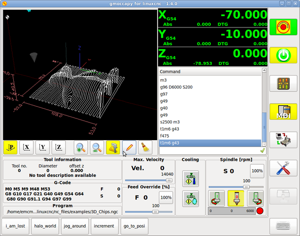 gmoccapy mdi hidden keyboard